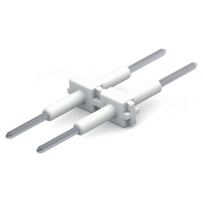 Element łączący raster 6mm 2-bieg. biały długość 30mm /300szt./ WAGO (2061-902)