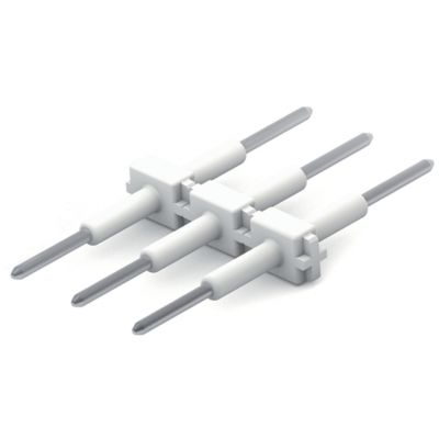 Element łączący raster 6mm 3-bieg. biały długość 30mm /200szt./ WAGO (2061-903)