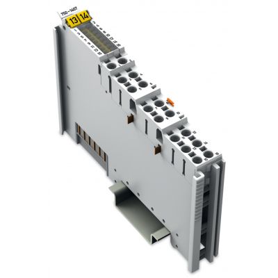 16-kanałowe wejście dwustanowe 24V DC 3ms załączanie potencjałem niskim WAGO (750-1407)