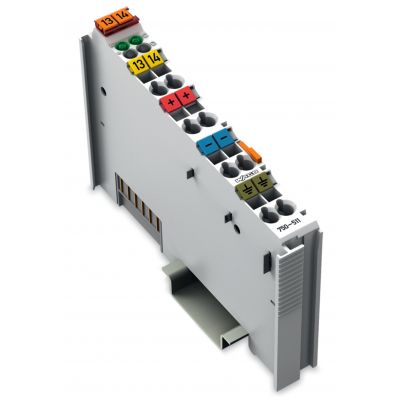 2 wyjścia z regulacją szerokości impulsu 24V DC 0,1A 250 Hz jasnoszare WAGO (750-511)