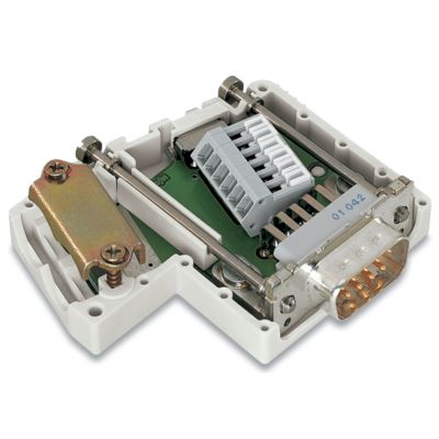 Wtyk CC-Link z wtykiem D-Sub 9-bieg. jasnoszary WAGO (750-965)