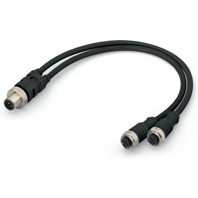 SA-C 2xM12-F-AX M12A-M-AX Przewód czujnika elementu wykonawczego WAGO (756-5516/040-010)