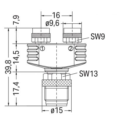 Akcesoria 4-bieg. WAGO (756-9301/040-000)