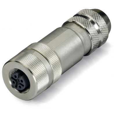 FAC 8-bieg. M12 gniazdo proste /10szt./ WAGO (756-9211/090-000)
