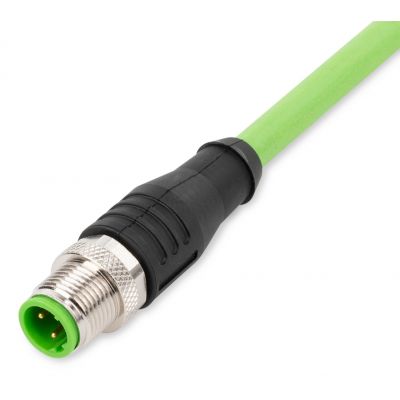 Przewód ETHERNET 4-bieg. M12 gniazdo proste WAGO (756-1201/060-200)