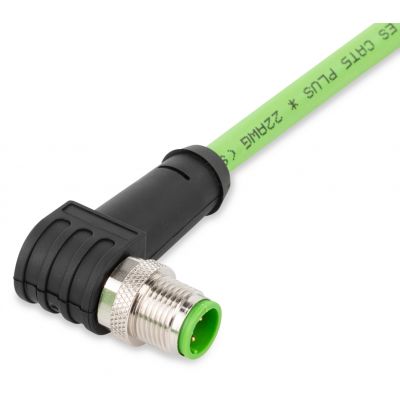 Przewód ETHERNET 4-bieg. M12-M-RA WAGO (756-1202/060-200)