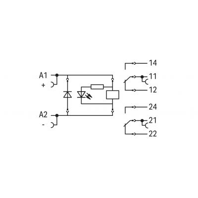 Moduł przekaźnikowy 24V DC WAGO (788-346)
