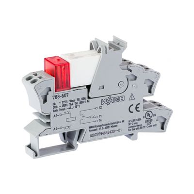Moduł przekaźnikowy AC 115V szary WAGO (788-607)