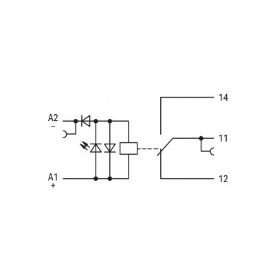 Moduł przekaźnikowy DC 110V szary /10szt./ WAGO (859-307)