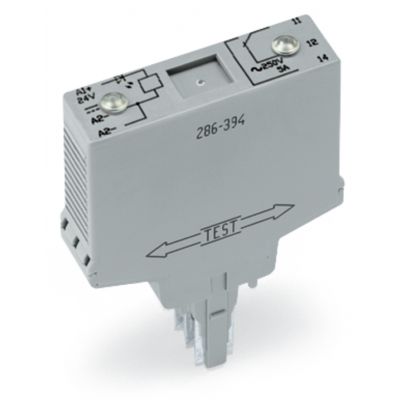 Moduł przekaźnikowy 24V DC jasnoszary WAGO (286-394/004-000)