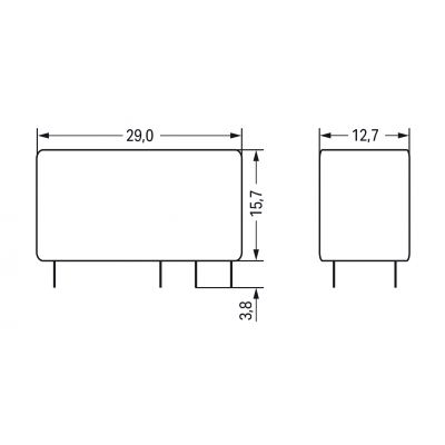 Przekaźnik miniaturowy 110V DC 2p 788-168 /20szt./ WAGO (788-168)