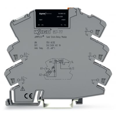 Moduł przekaźnikowy półprzewodnikowy AC/DC 115V szary WAGO (857-717)