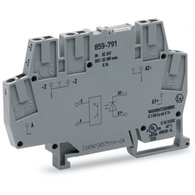 Złączka z optoseparatorem 24V DC / 60V DC / 100mA 859-791 /10szt./ WAGO (859-791)