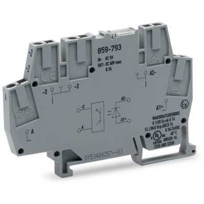 Złączka z optoseparatorem 5V DC / 60V DC / 100mA 859-793 /10szt./ WAGO (859-793)