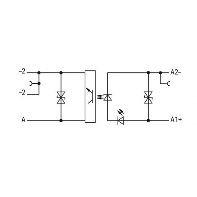 Złączka z optoseparatorem 5V DC / 24V DC / 100mA / 10kHz 859-795 /10szt./ WAGO (859-795)
