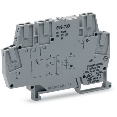 Optoseparator 24V DC szary /10szt./ WAGO (859-730)