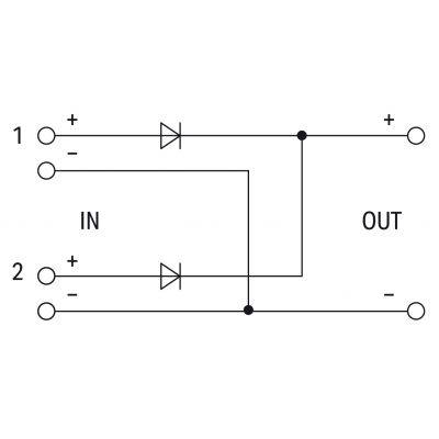 Moduł redundancyjny 2x 48V DC WAGO (787-886)