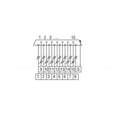 Moduł przejściowy D-SUB F WAGO (289-726)