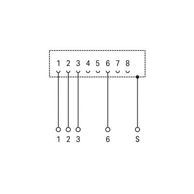Moduł przejściowy RJ-45 WAGO (289-174)