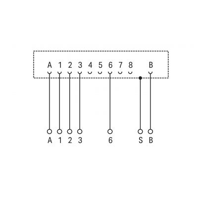 Moduł przejściowy RJ-45 POW-CON WAGO (289-178)