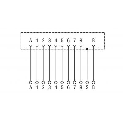 Moduł przejściowy RJ-45 POW-CON WAGO (289-179)