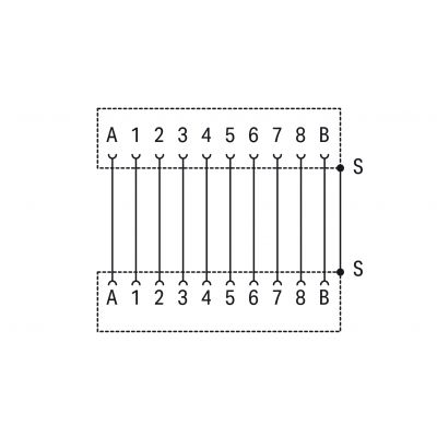 Moduł przejściowy RJ-45 POW-CON WAGO (289-176)