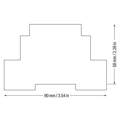 Moduł do sterowania ręcznego 4 wyjścia dwustanowe 1,50mm2 WAGO (789-810)