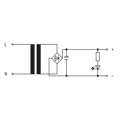 Zasilacz interfejsu S0 napięcie wejściowe 230V AC interfejs S0 230VAC WAGO (286-742)
