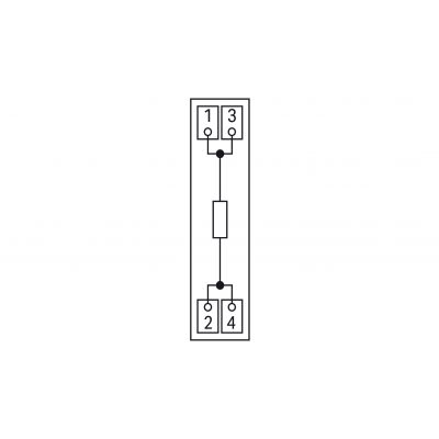 Moduł z opornikiem CM-R 1x 6K8 WAGO (289-128/003-000)