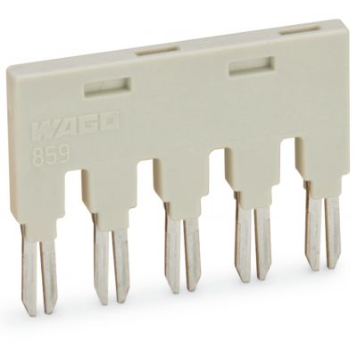 Mostek 5-tor. prąd nominalny 18A do kanału na mostki żółty /25szt./ WAGO (859-405/000-029)