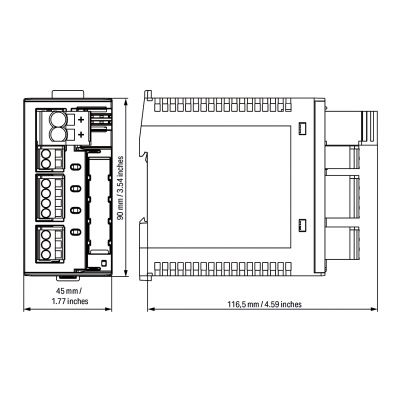 Elektroniczny wyłącznik nadprądowy 4-CH 12V DC WAGO (787-1664/000-100)