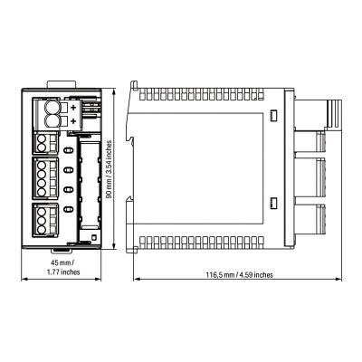 Elektroniczny wyłącznik nadprądowy 4-CH 48V DC WAGO (787-1664/000-250)