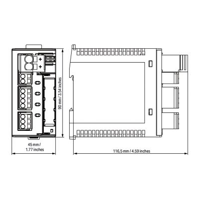 Elektroniczny wyłącznik nadprądowy 4-CH 24V DC WAGO (787-1664/212-1000)