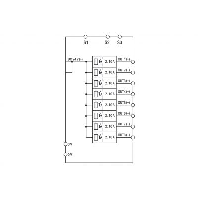 Elektroniczny wyłącznik nadprądowy 8-CH 24V DC WAGO (787-1668/000-004)