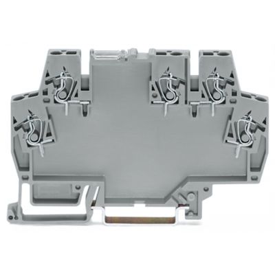 Pusta obudowa wtyku elektronicznego szara /25szt./ WAGO (859-110)