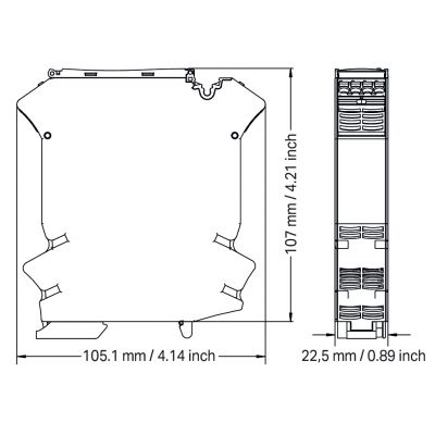 Pusta obudowa /5szt./ WAGO (2857-124)