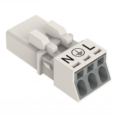 Wtyk 2-torowy biały WINSTA MINI 890-233 /50szt./ WAGO (890-233)