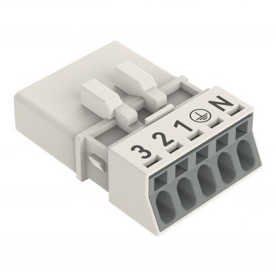 Wtyk 5-bieg. biały /50szt./ WAGO (890-235)