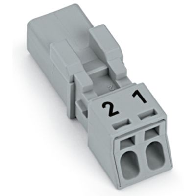 Wtyk 2-torowy szary WINSTA MINI 890-252 /50szt./ WAGO (890-252)