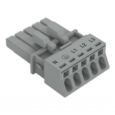 Gniazdo 5-bieg. szare /50szt./ WAGO (890-245/060-000)