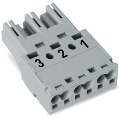 Wtyk 3-torowy szary kodowanie B WINSTA 770-253 /100szt./ WAGO (770-253)