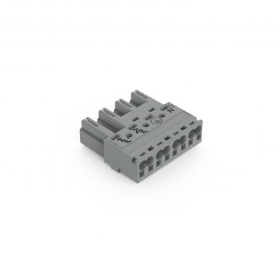 Wtyk 4-bieg. szary /50szt./ WAGO (770-254/060-000)
