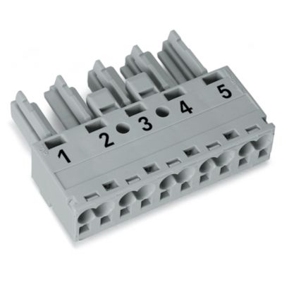 Gniazdo 5-torowe szare kodowanie B WINSTA 770-245 /50szt./ WAGO (770-245)