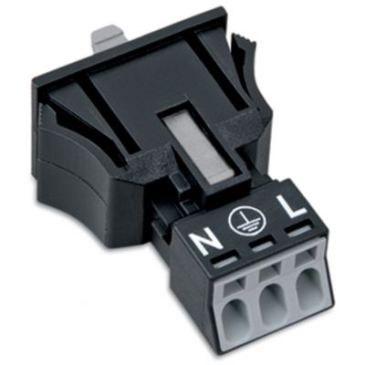 Wtyk 3-torowy SnapIn czarny WINSTA MINI 890-713 /50szt./ WAGO (890-713)