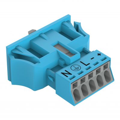 Gniazdo Snap-In niebieskie /50szt./ WAGO (890-2105)