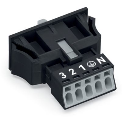 Wtyk 5-torowy SnapIn czarny WINSTA MINI 890-715 /50szt./ WAGO (890-715)