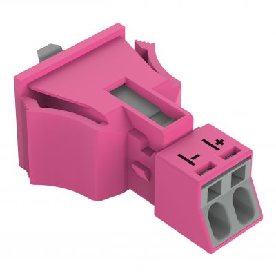 Wtyk Snap-In różowy /50szt./ WAGO (890-792/080-000)