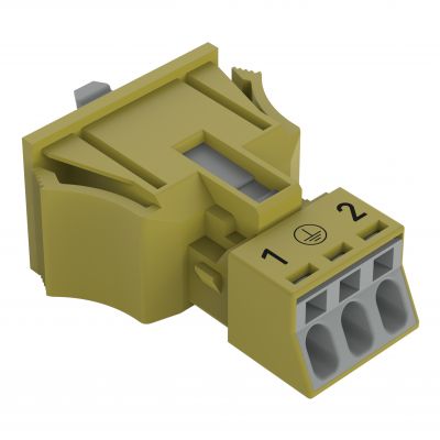 Gniazdo Snap-In jasnozielone /50szt./ WAGO (890-763/073-000)