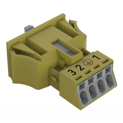 Wtyk Snap-In jasnozielony /50szt./ WAGO (890-774/073-000)