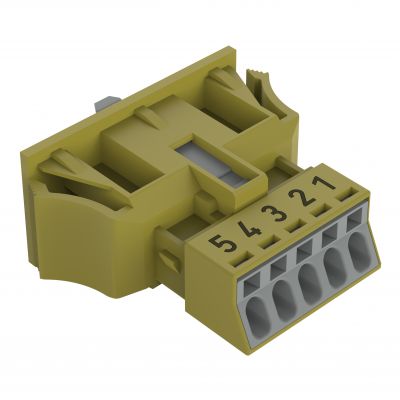 Wtyk Snap-In jasnozielony /50szt./ WAGO (890-775)